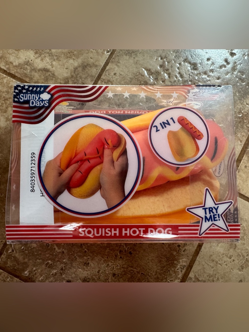 Sunny Days Squishy Hot Dog